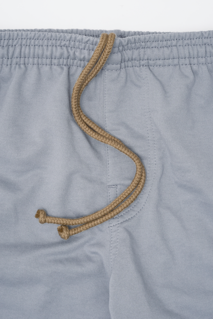 FRENCH TERRY WIDE LOUNGE PANTS IN GLACIER