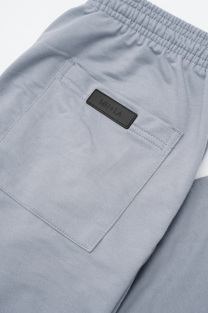 FRENCH TERRY WIDE LOUNGE PANTS IN GLACIER