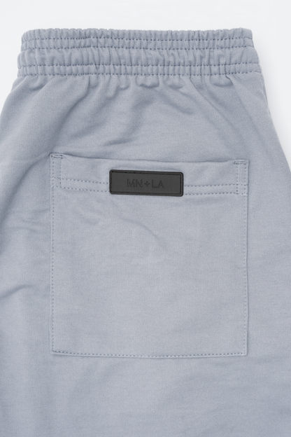 FRENCH TERRY WIDE LOUNGE PANTS IN GLACIER