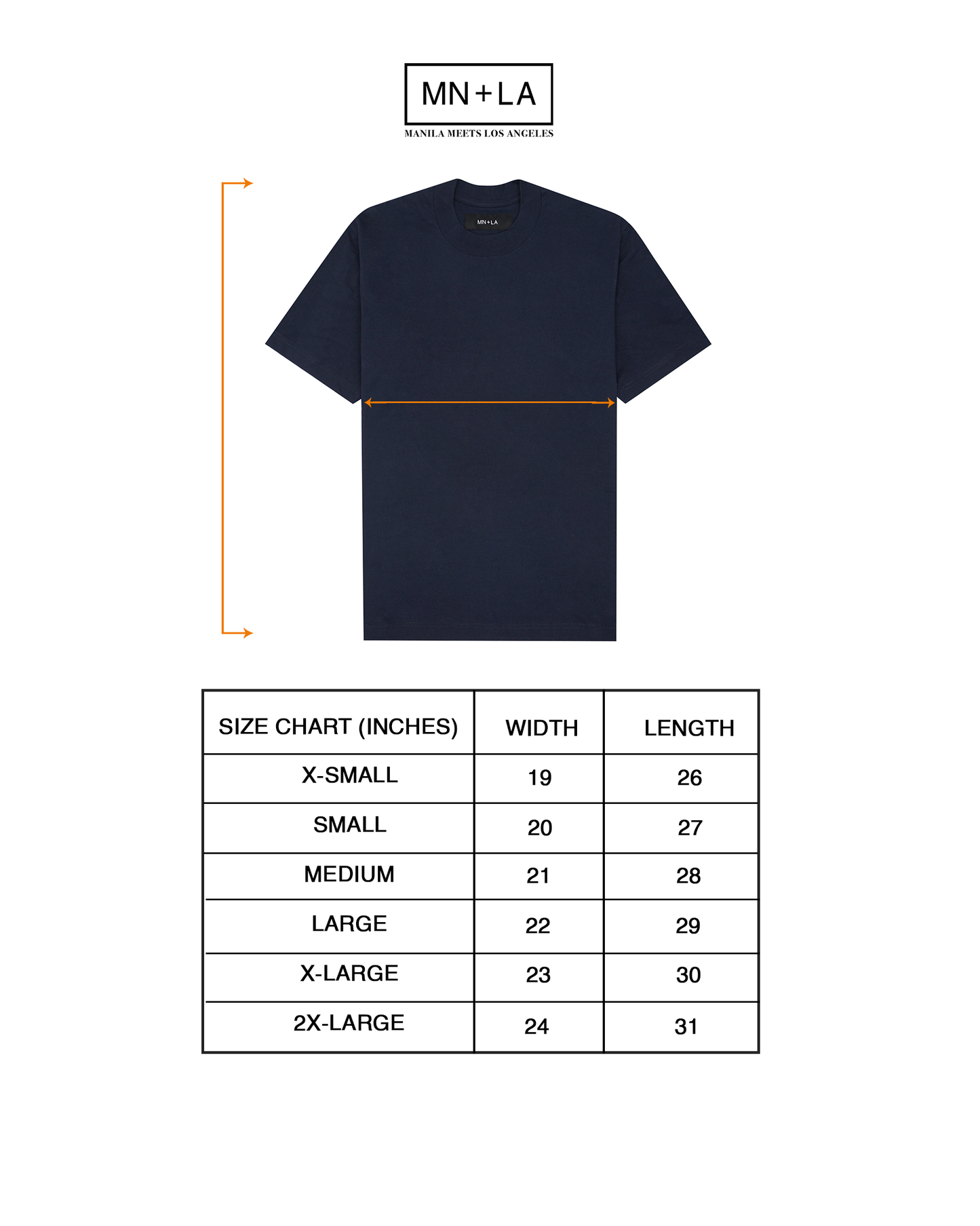 CLASSIC TEE IN NAVY