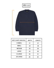 FRENCH TERRY NAVY LONGSLEEVE TEE V3