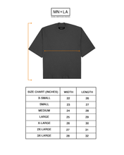 MOCK NECK TEE LITE IN CHARCOAL GREY