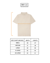 "CLUB" S/S POLO SHIRT IN OAT