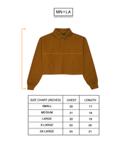 LONGSLEEVE POLO SHIRT IN RUST