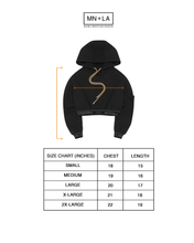 CROPPED HOODIE IN ANTHRACITE