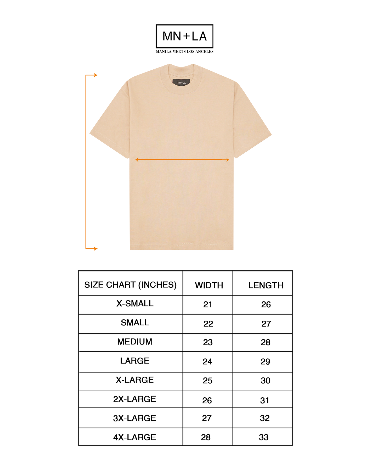 OVERSIZED TEE IN WHEAT