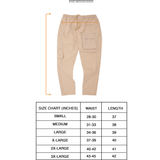 CHAMPAGNE  7 POCKET  TWILL LOUNGE PANTS