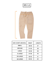 CHAMPAGNE  7 POCKET  TWILL LOUNGE PANTS