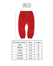"CRIMSON PAISLEY" SWEATPANTS