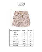 "PAISLEY" MESH SHORTS IN TUSK