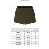 TRAINING SHORTS IN OLIVE