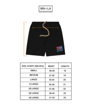"CONTEMPO RETRO 2 PEACE" SWEATSHORTS IN ANTHRACITE