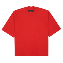 MOCK NECK TEE V3 IN FADED RED
