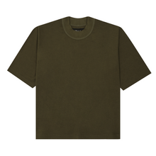 WAFFLE WEAVE MOCK NECK TEE V3.1 IN OLIVE