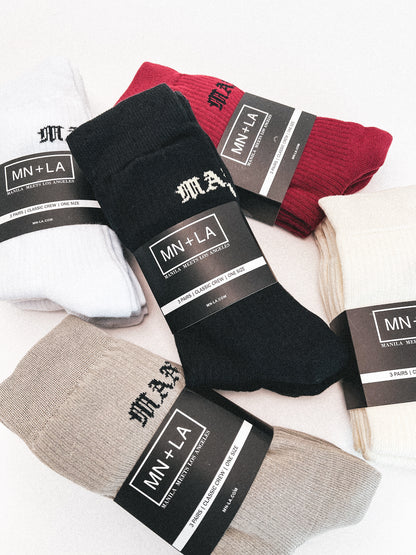 OAT SOCKS (3 PACK)
