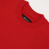 FRENCH TERRY FADED RED POCKET OVERSIZED TEE