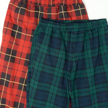 RED/BLACK/YELLOW TARTAN LOUNGE PANTS