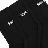 ANTHRACITE SOCKS (3 PACK)
