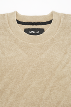 ECRU TOWEL TERRY LONGSLEEVE TEE