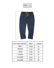 NAVY TWILL LOUNGE PANTS