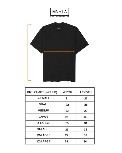 OVERSIZED TEE IN CAVIAR
